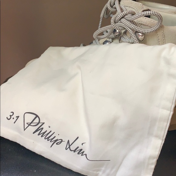 3.1 Phillip lim Dylan canvas lace-up hiking boots - Picture 13 of 15